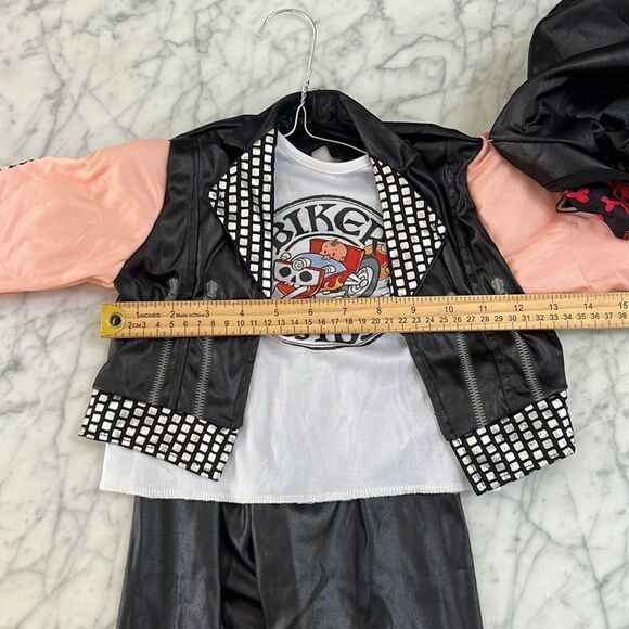 Biker Baby Tattoo Costume with Hat Sz 2T - Picture 7 of 8